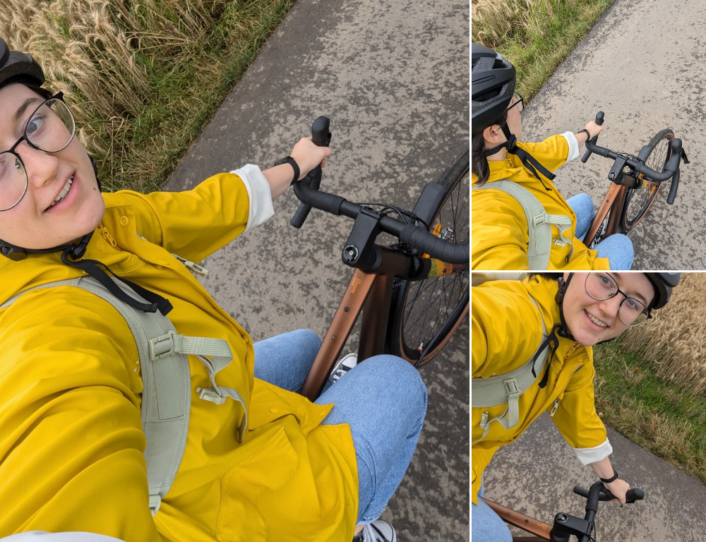 Franziska fährt mit ihrem BusinessBike
